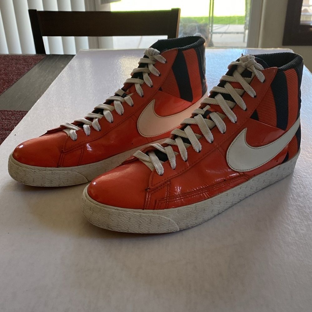 NIKE Blazer Sp Le Orange #379416-811 Men’s Hi Tops Size 10